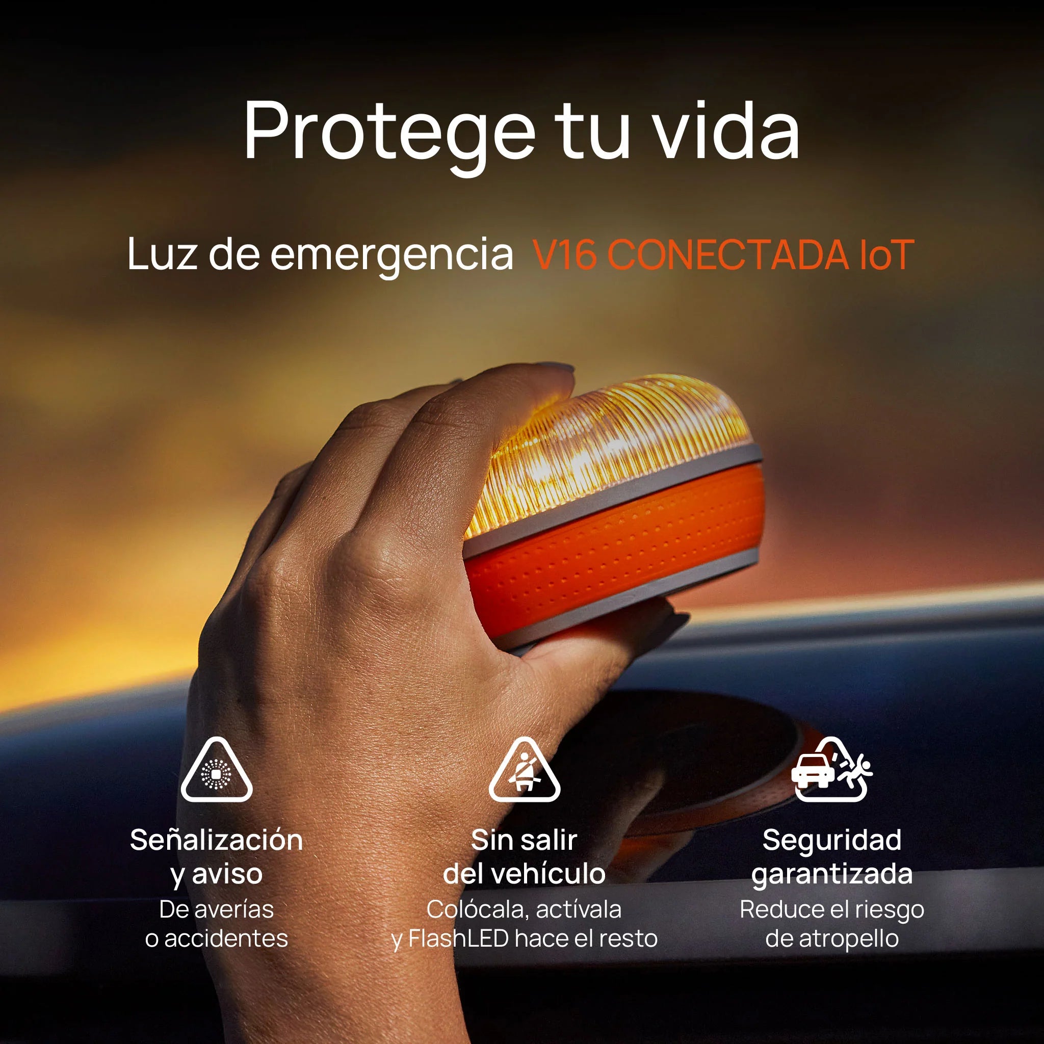 Pack de 3 Balizas Homologadas V16